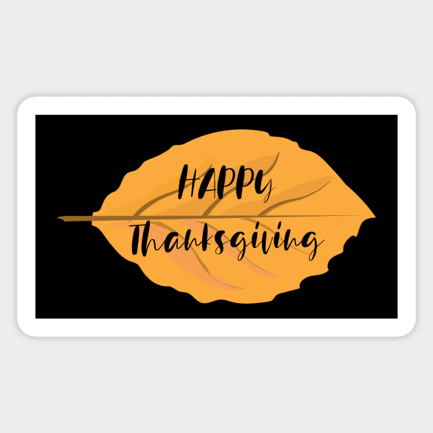 Happy Thanksgiving Sticker by NAKLANT